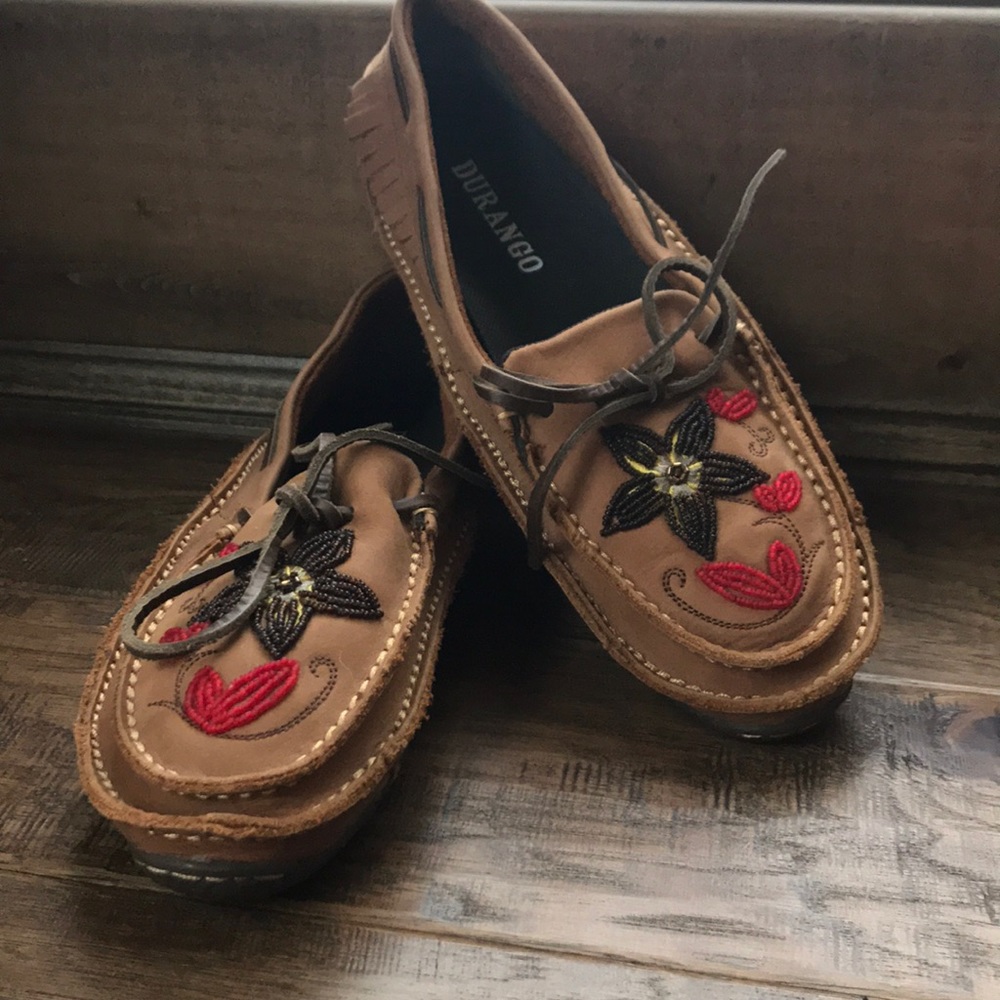 Moccasins,  beaded  Durango Santa Fe